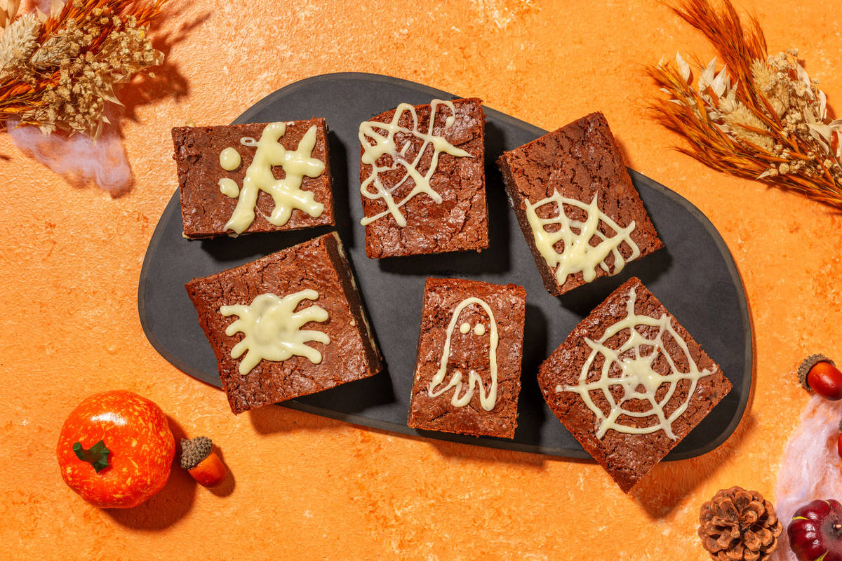 Brownies effrayants au chocolat & pécan