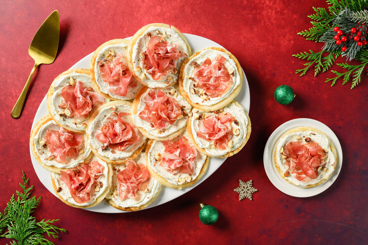 Blinis aux saveurs de truffe & coppa