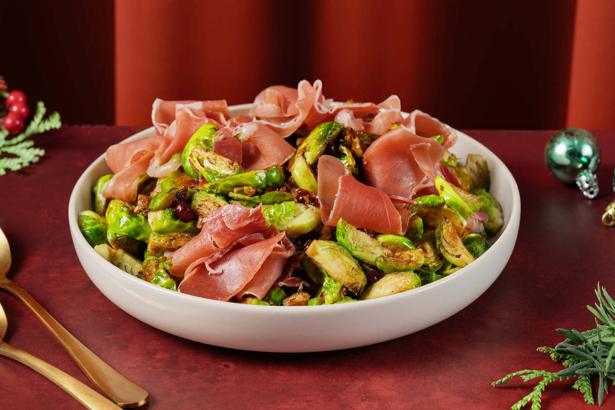 Gerösteter Rosenkohl mit Prosciutto & Pekannüssen