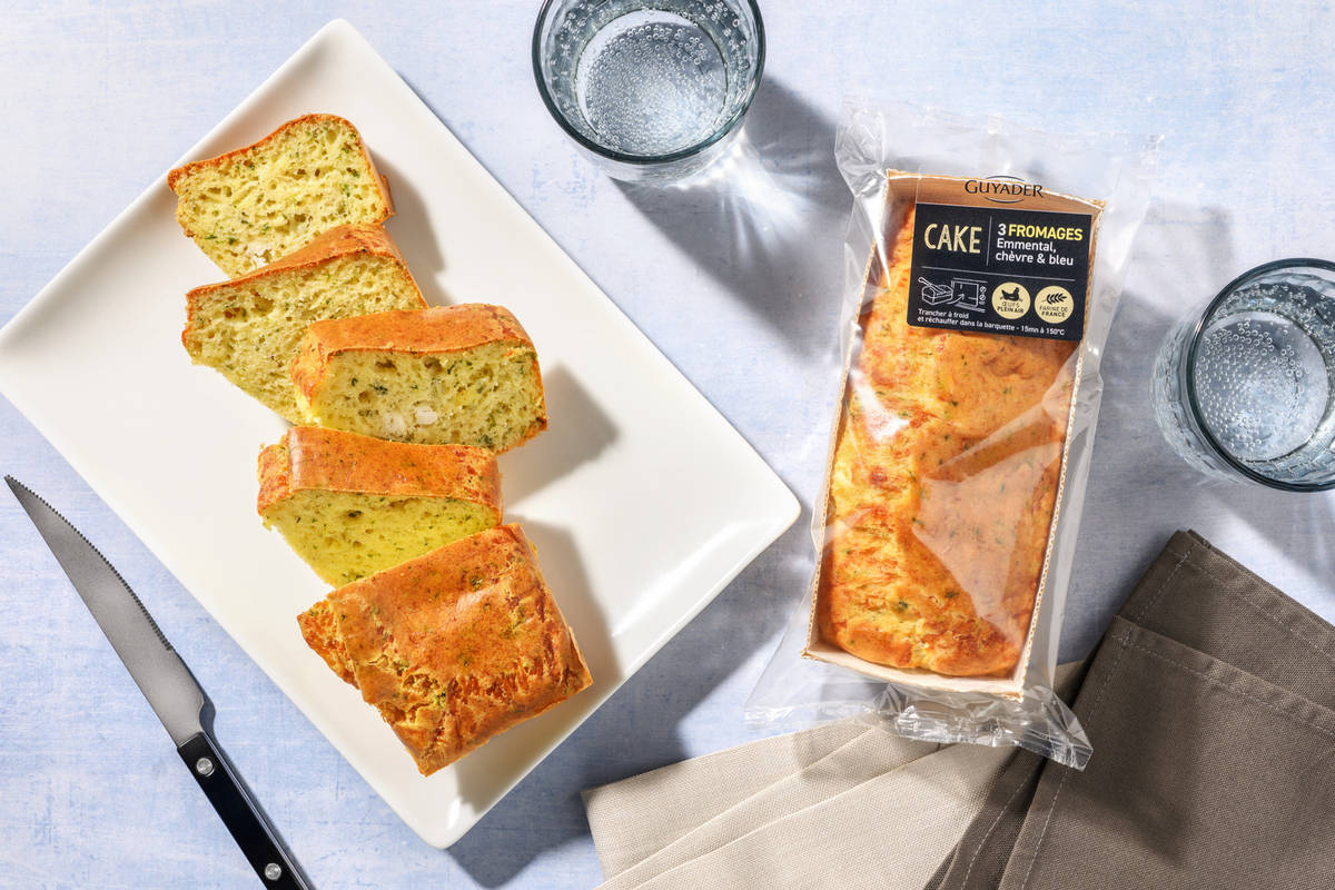 Cake aux 3 fromages