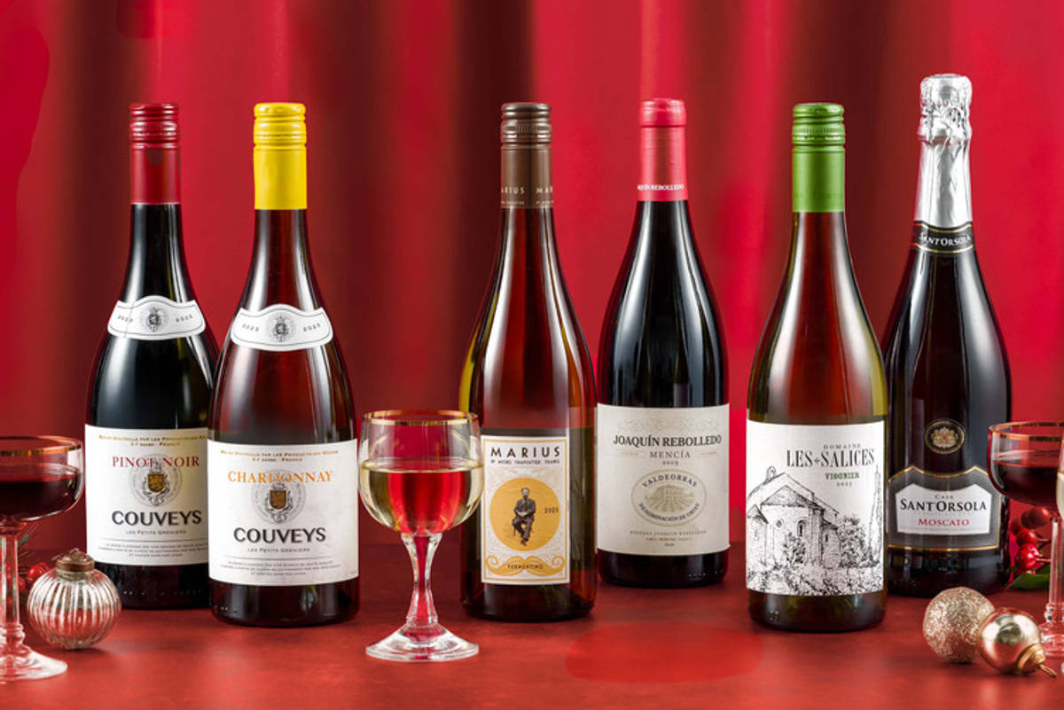 Wijnbox | Vis of klassiek kerstmenu