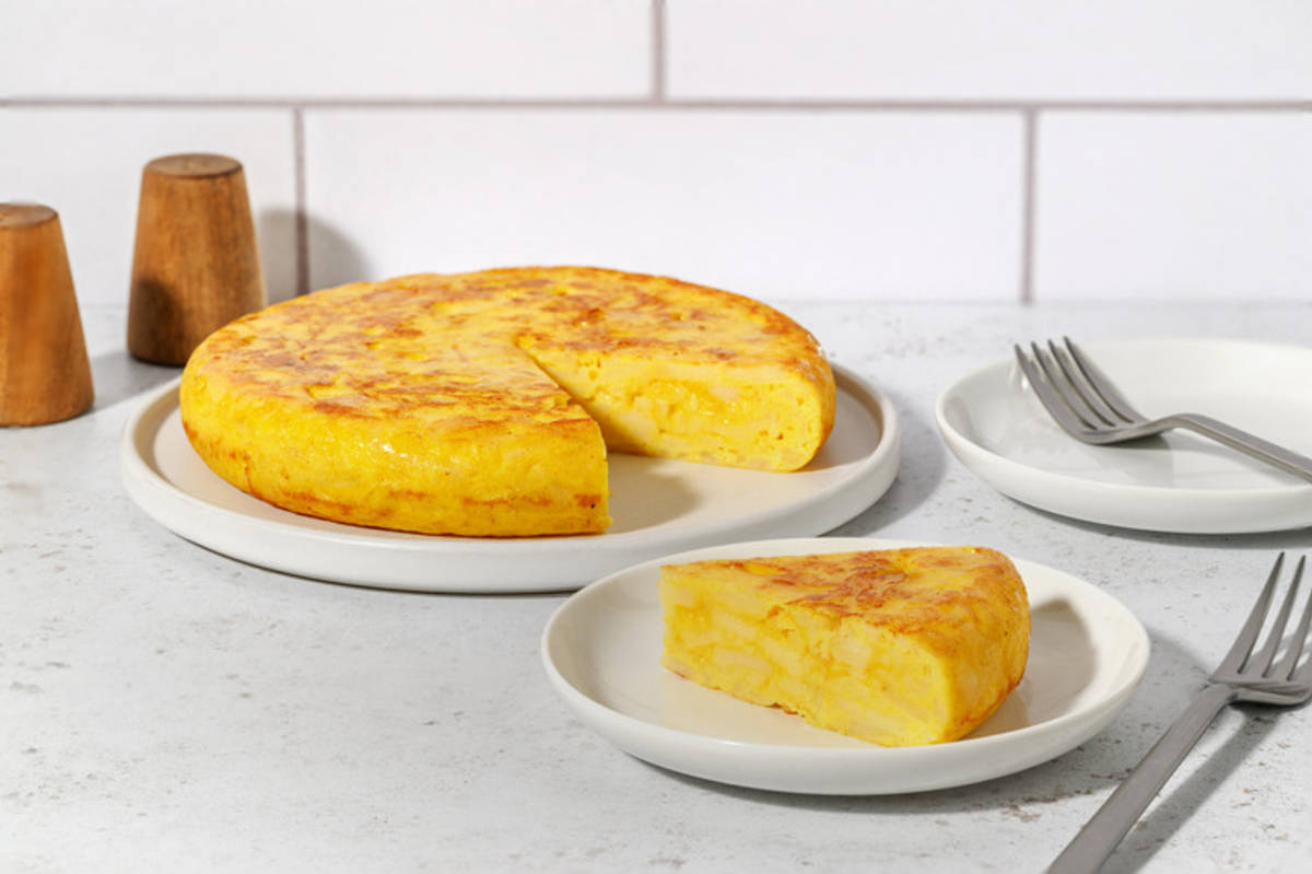 Tortilla de patata y cebolla caramelizada de Casa Mas