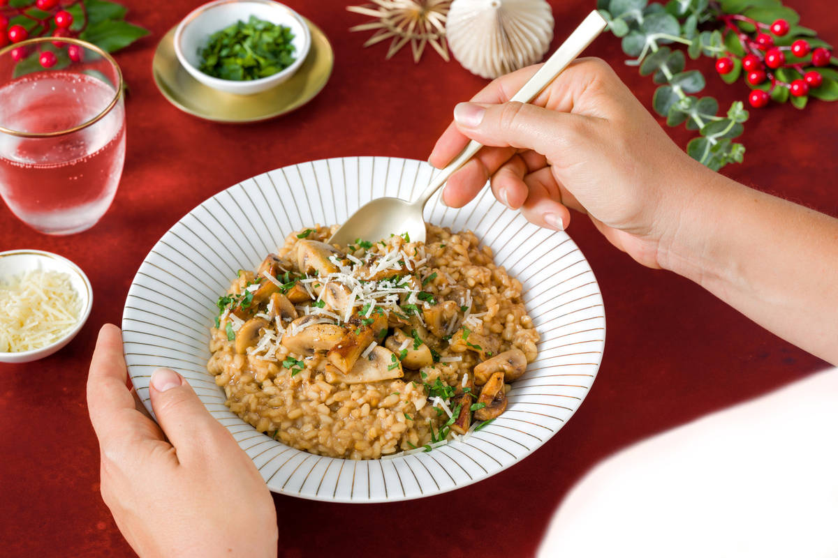 Risotto des bois, persil & soupçon de truffe