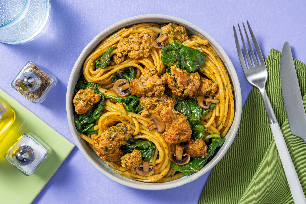 Speedy Sausage Linguine