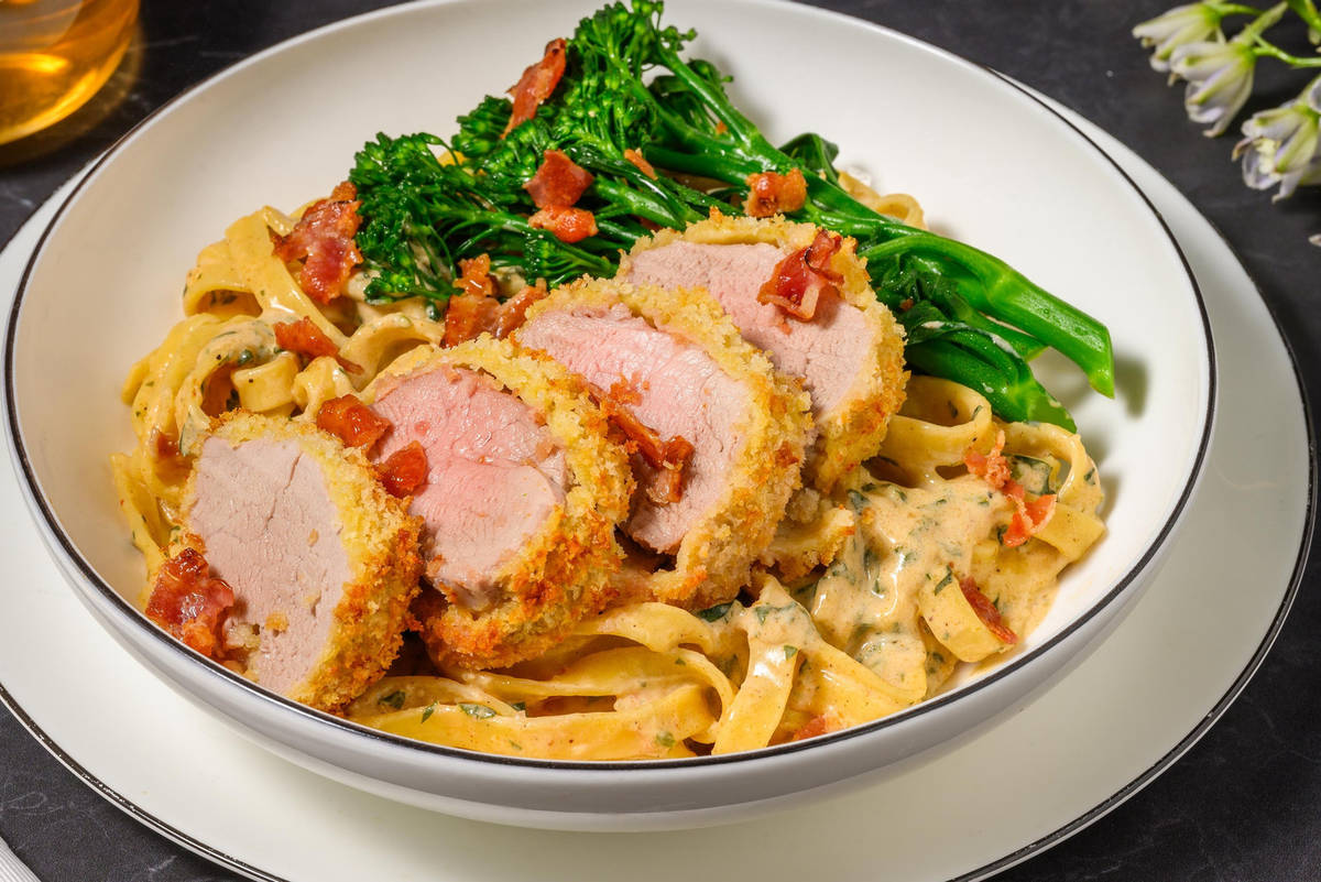 Sprøpanert svinekjøtt