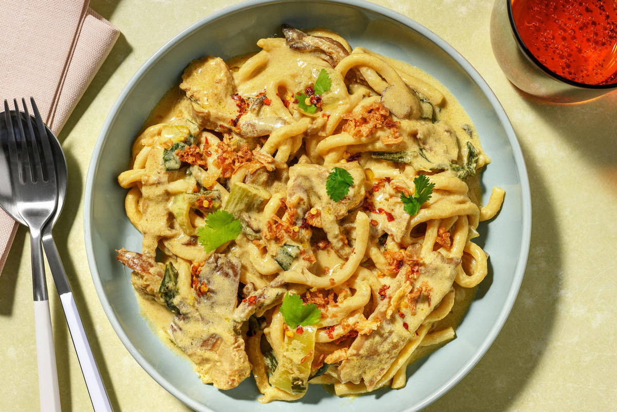 Thailansk grønn karri-suppe