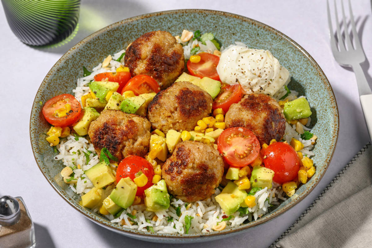 Mexikanska köttbullar på fläskfärs