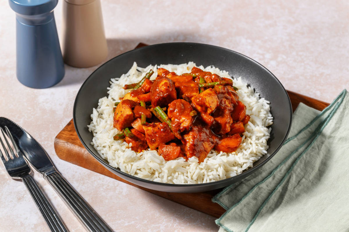 Thai Style Peanut Double Chicken Stir-Fry