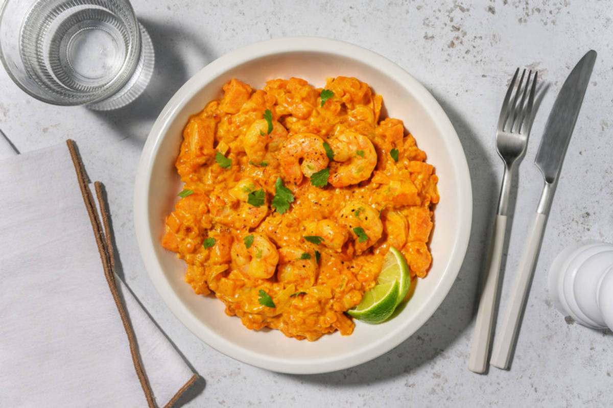 Dal de lentejas con extra de langostinos