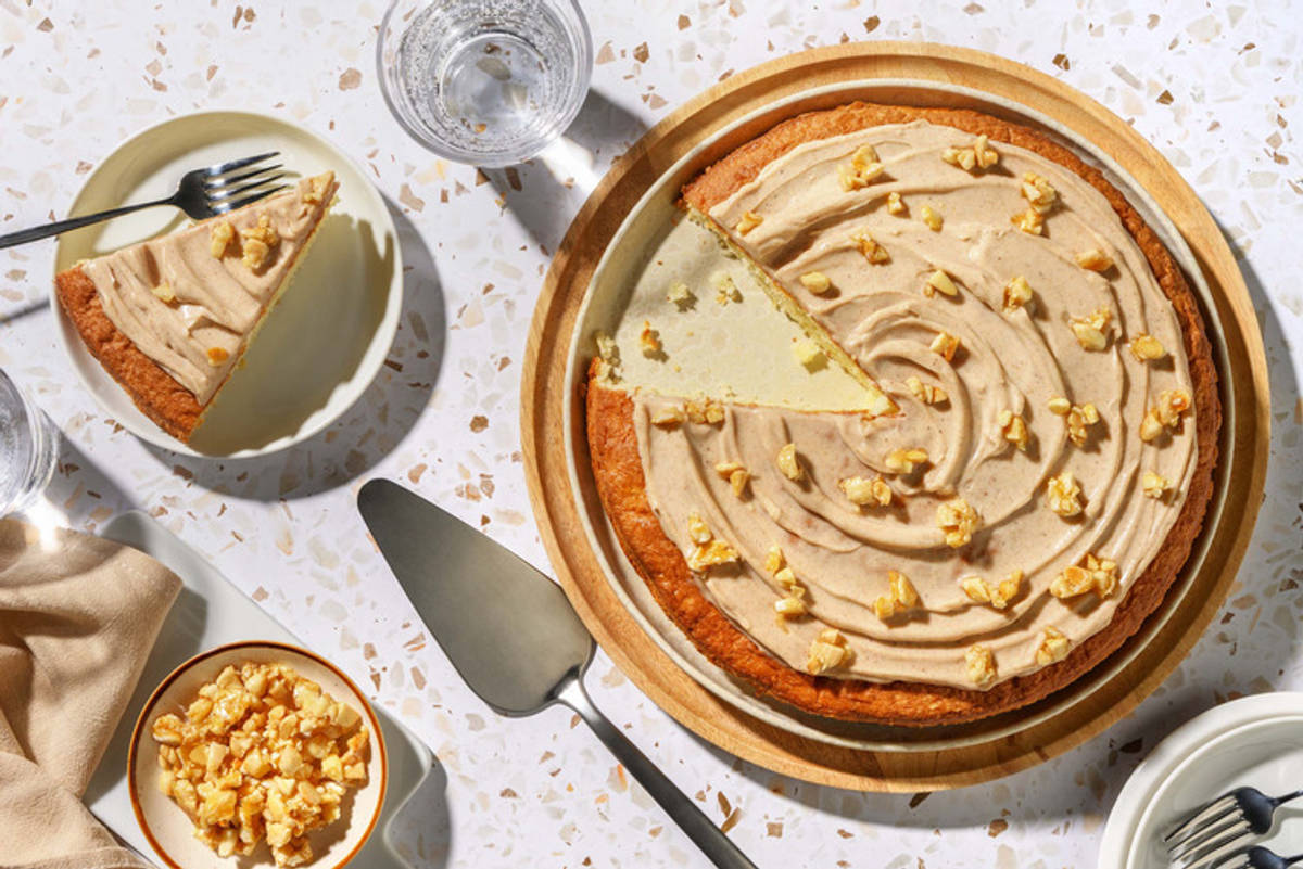 Fall flavour apple cake