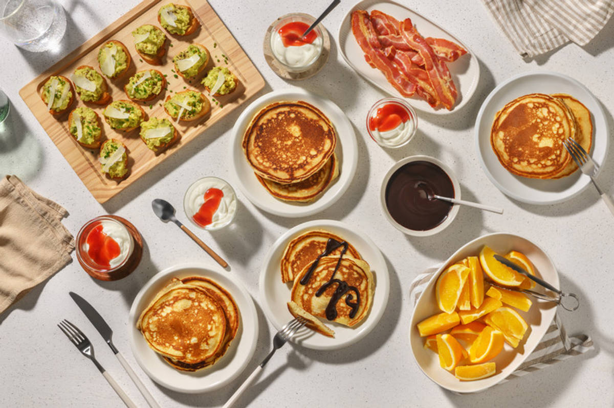 Family style Easter brunch  