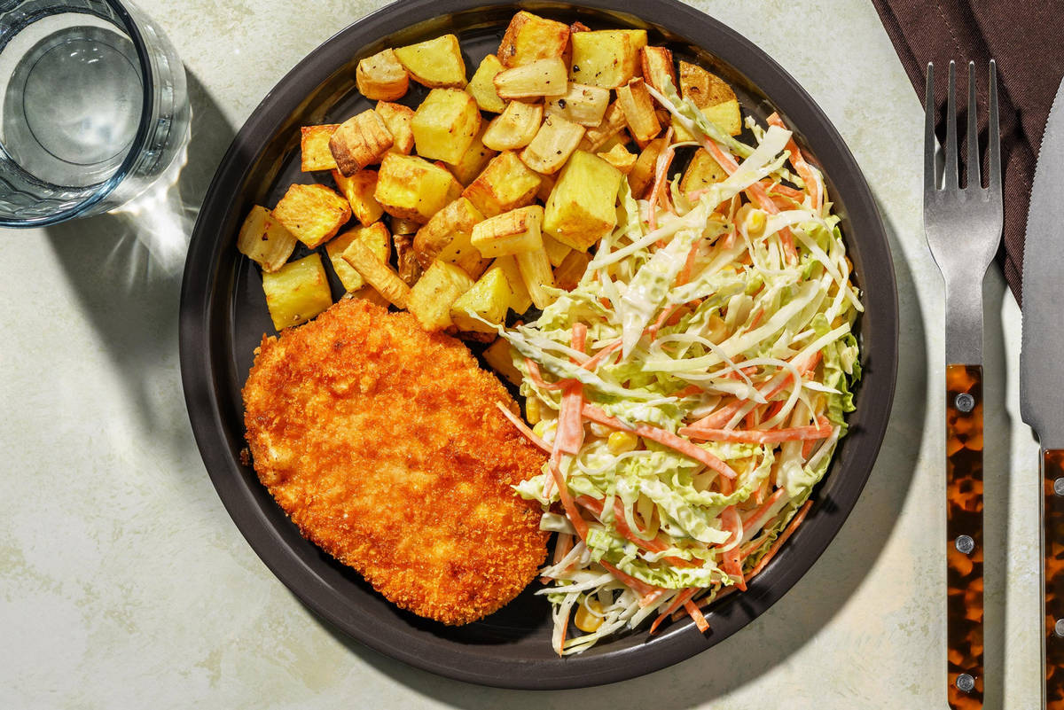 Gyldenstegt svineschnitzel 