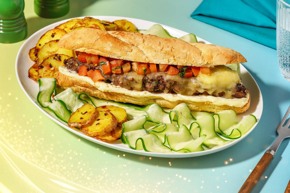 Surfburger geïnspireerd op Stitch