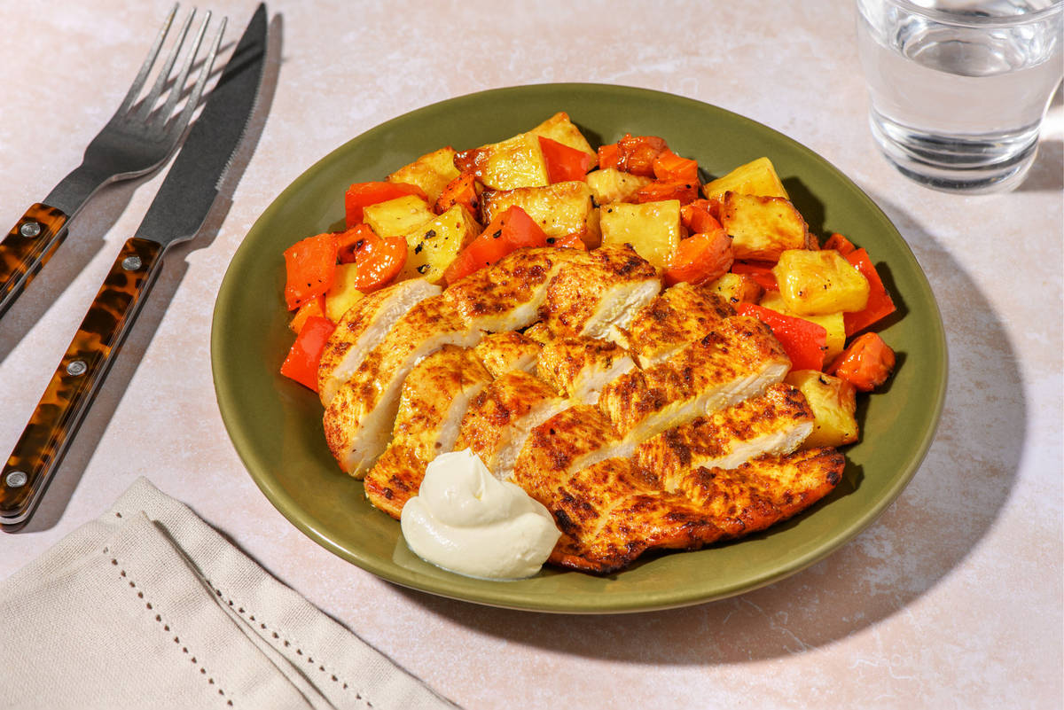 Mughlai Inspired Korma Roasted Chicken