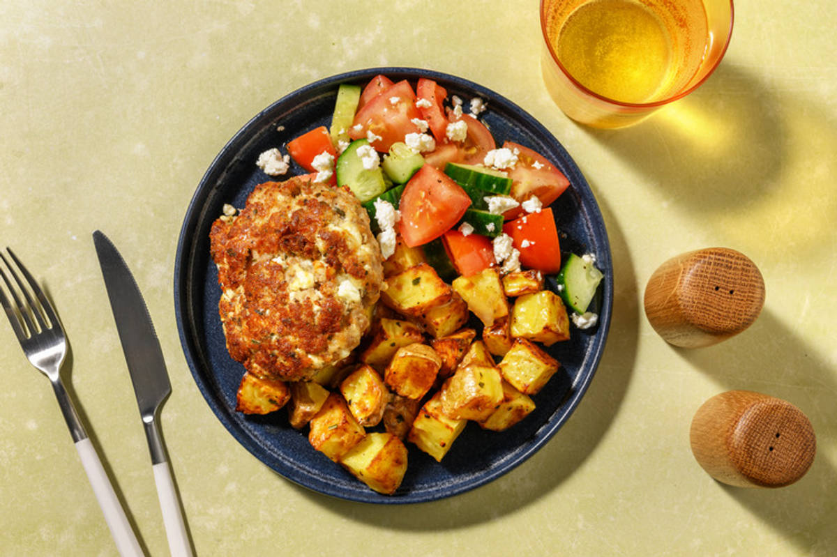 Lean Beef Biftekia Style Burgers 