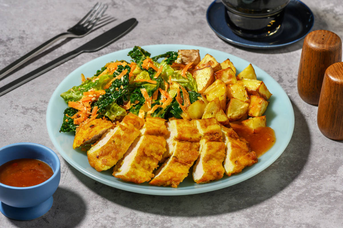 Trivandrum Inspired Spiced Fried Chicken