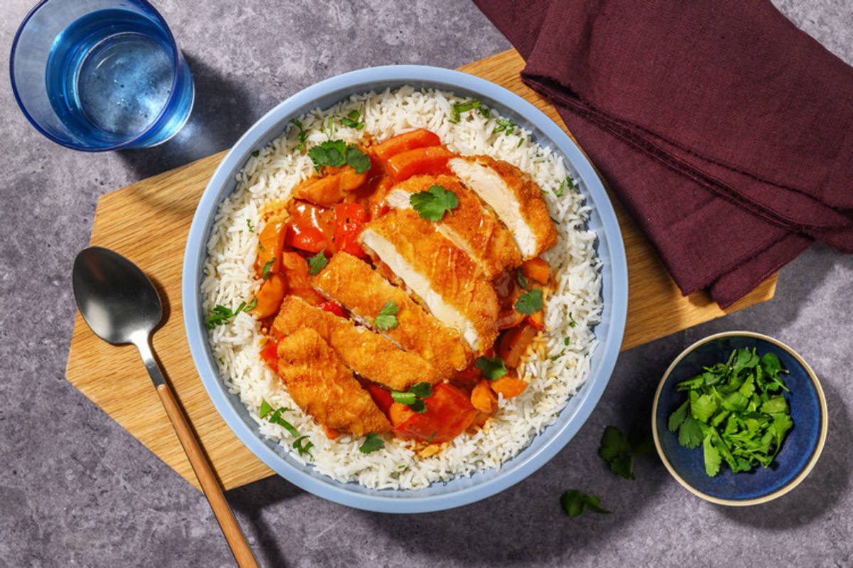 Coconut Crispy Chicken and Jerk Spiced Curry