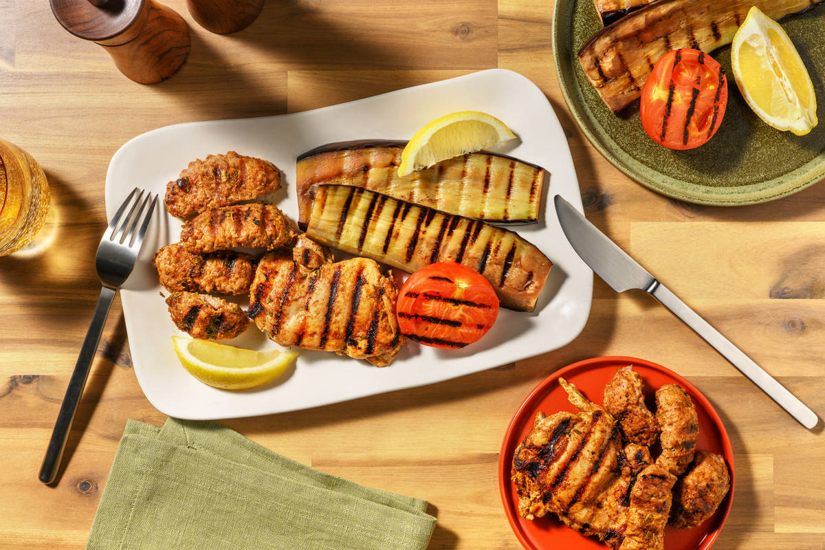 Stasera grigliata? Pollo e salsiccia al rosmarino
