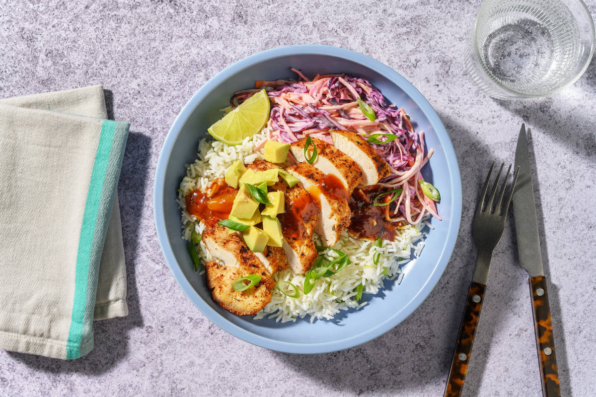 Mango Glazed Caribbean Style Chicken