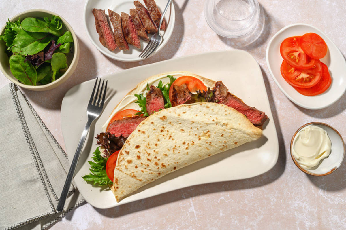 Bella Romagna - piadina Igp e fettine di scamone