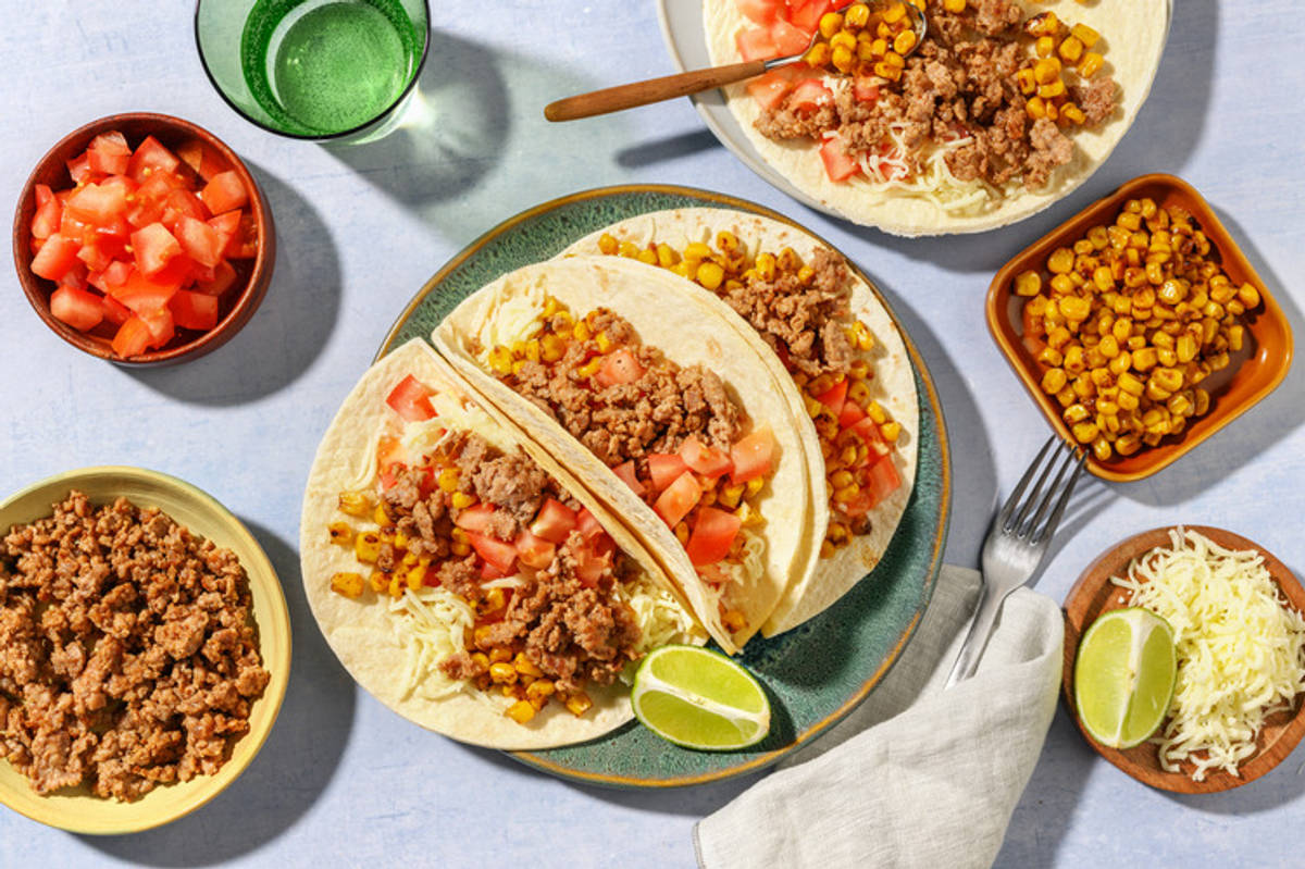 'Serata messicana' - tacos al pollo e cheddar