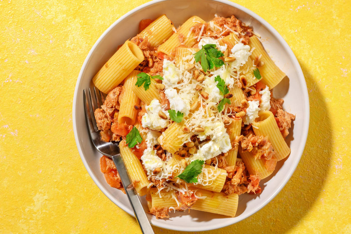 Hurtig siciliansk tunpasta