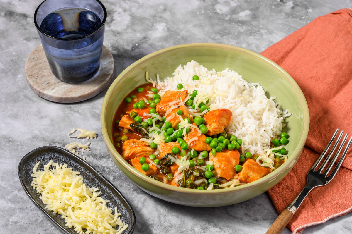 Easy Peasy Cajun BBQ Chicken Rice Bowl