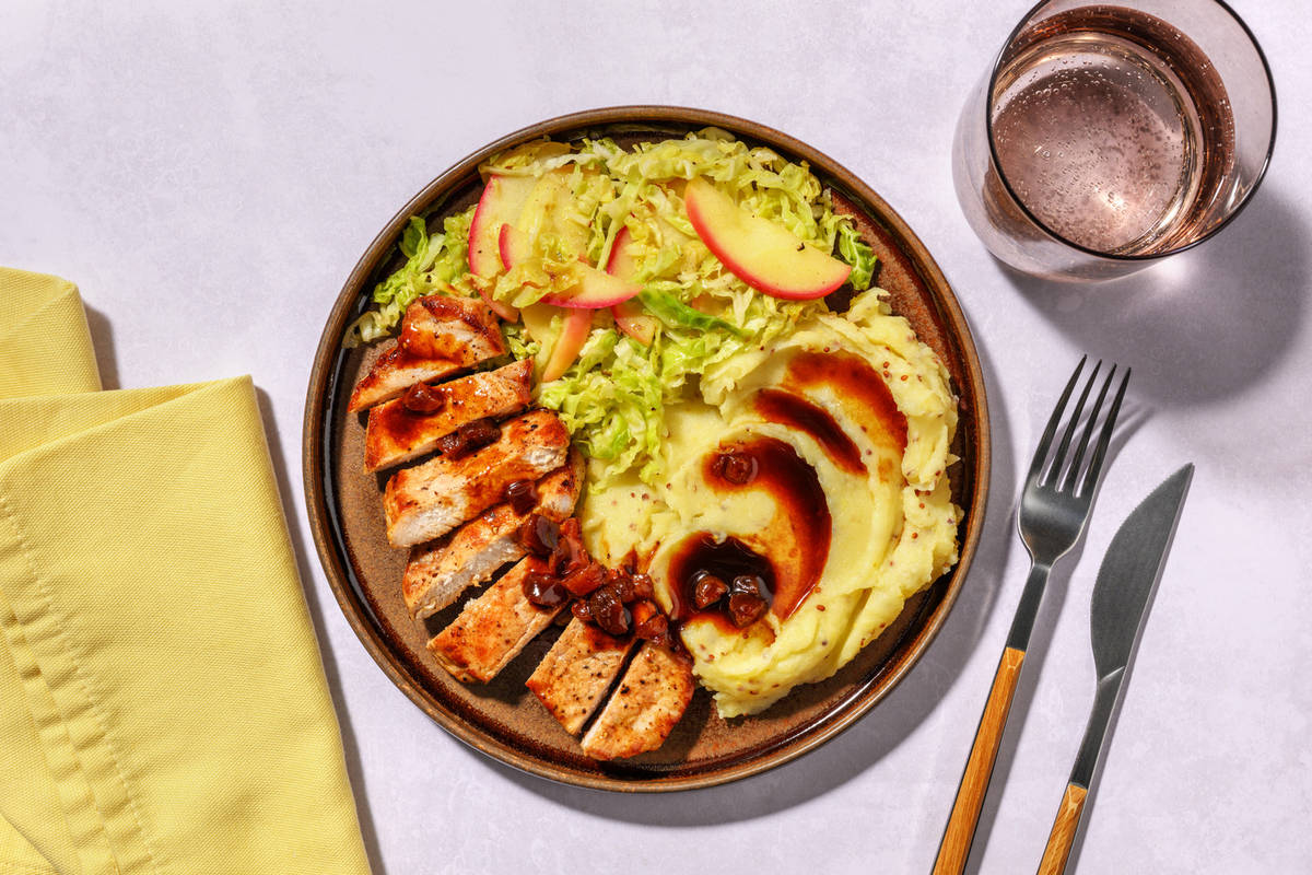 Fruchtiger Schweinebraten Inspired Pork Steak