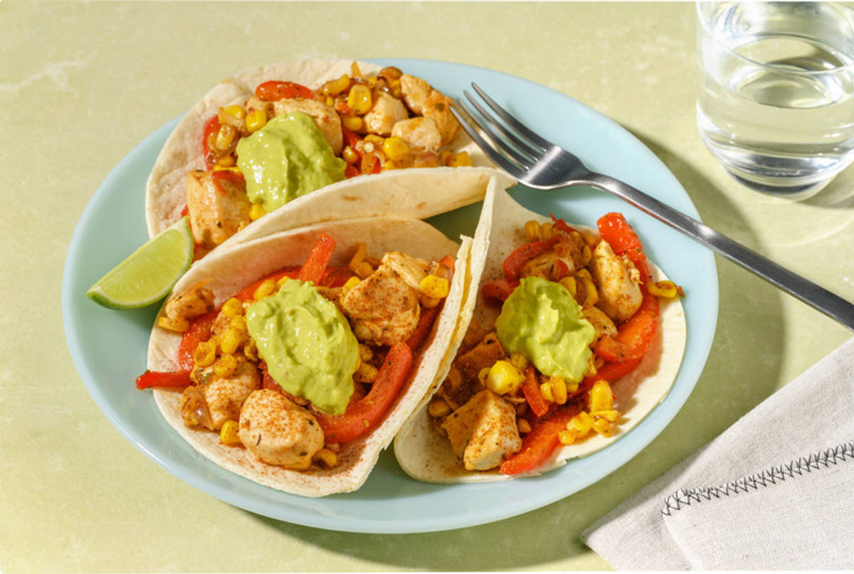 Fajitas de pollo al estilo Tex-Mex