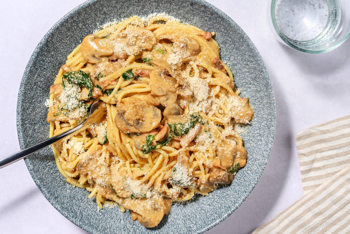 Easy Peasy Smoky Bacon Spaghetti