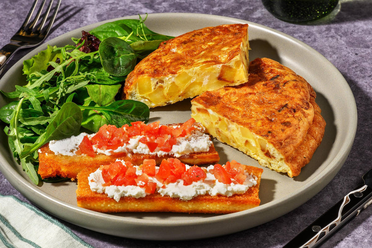 Tortilla di patate e pancetta - frittata alla spagnola