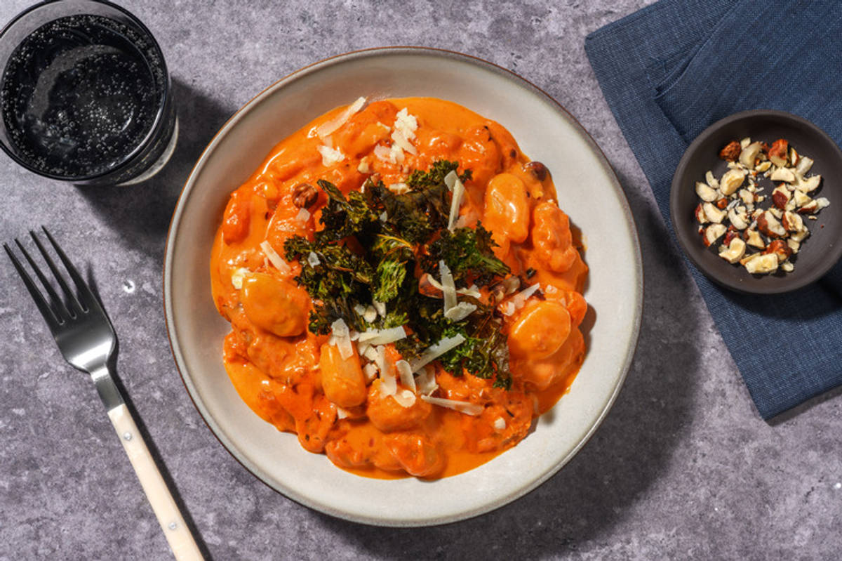 Gnocchi and Crispy Kale with Irish Chicken