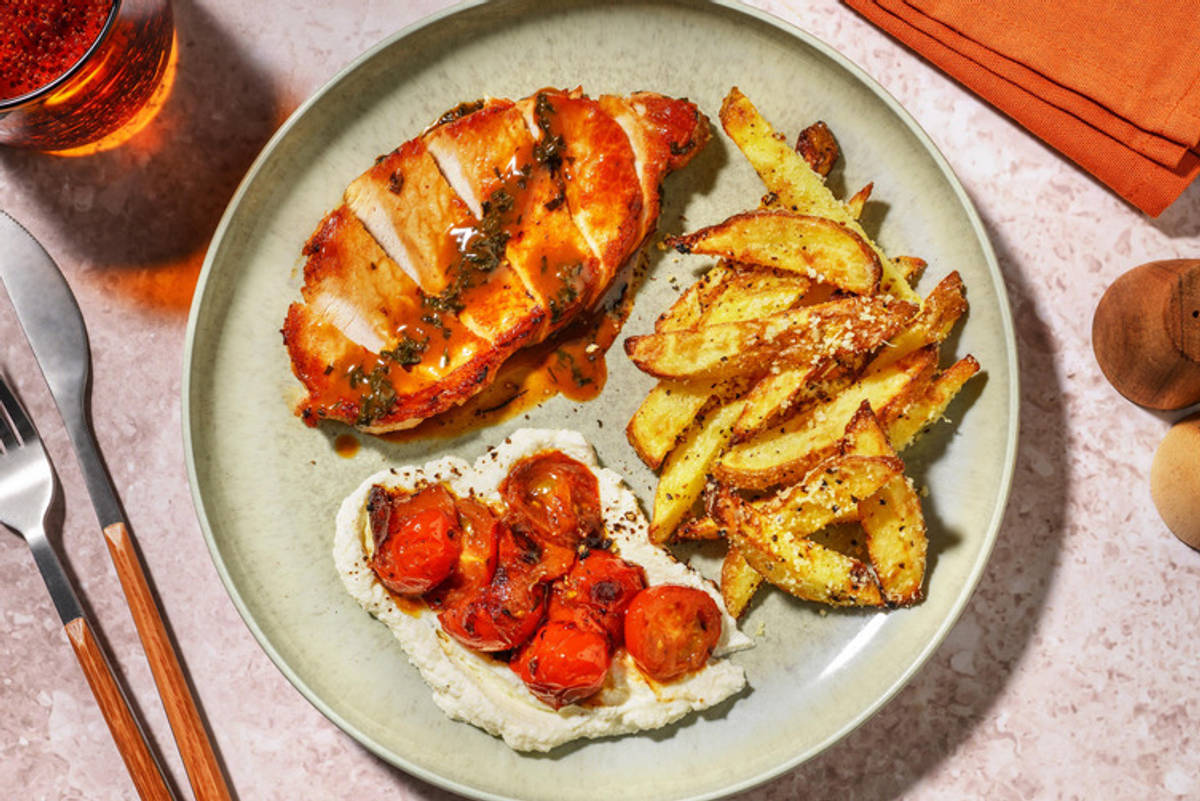 Marinerad fläskkotlett i citrussås