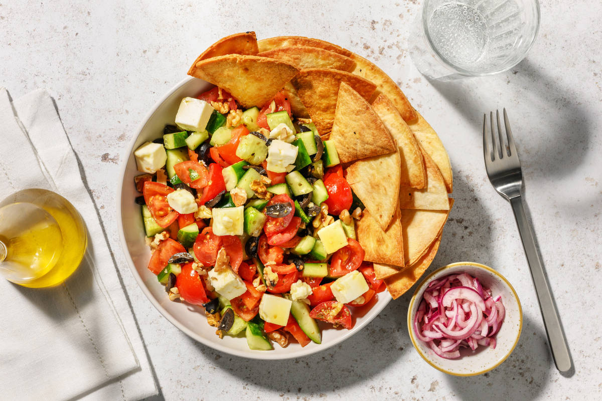 Come in taverna - insalata di formaggio e cetrioli