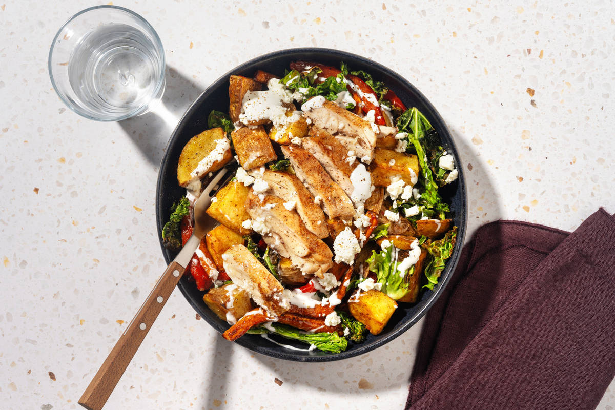 Sticky Peri Peri Chicken Breast Traybake Jumble