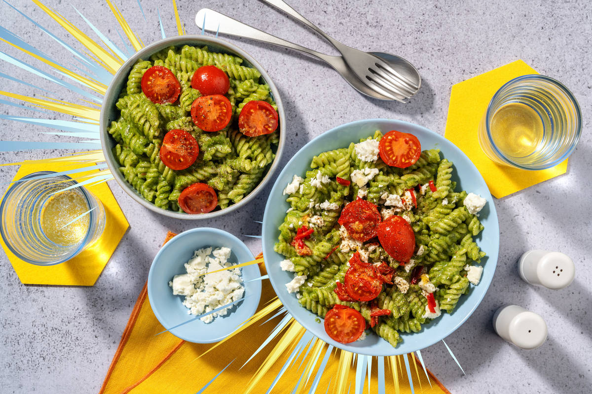 Mega Monster Pasta mit Bio-Feta