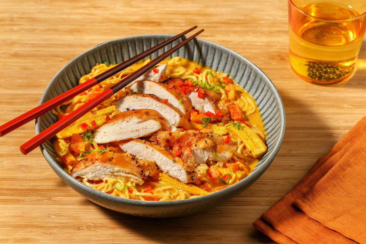 Fragrant Chicken Coconut Laksa