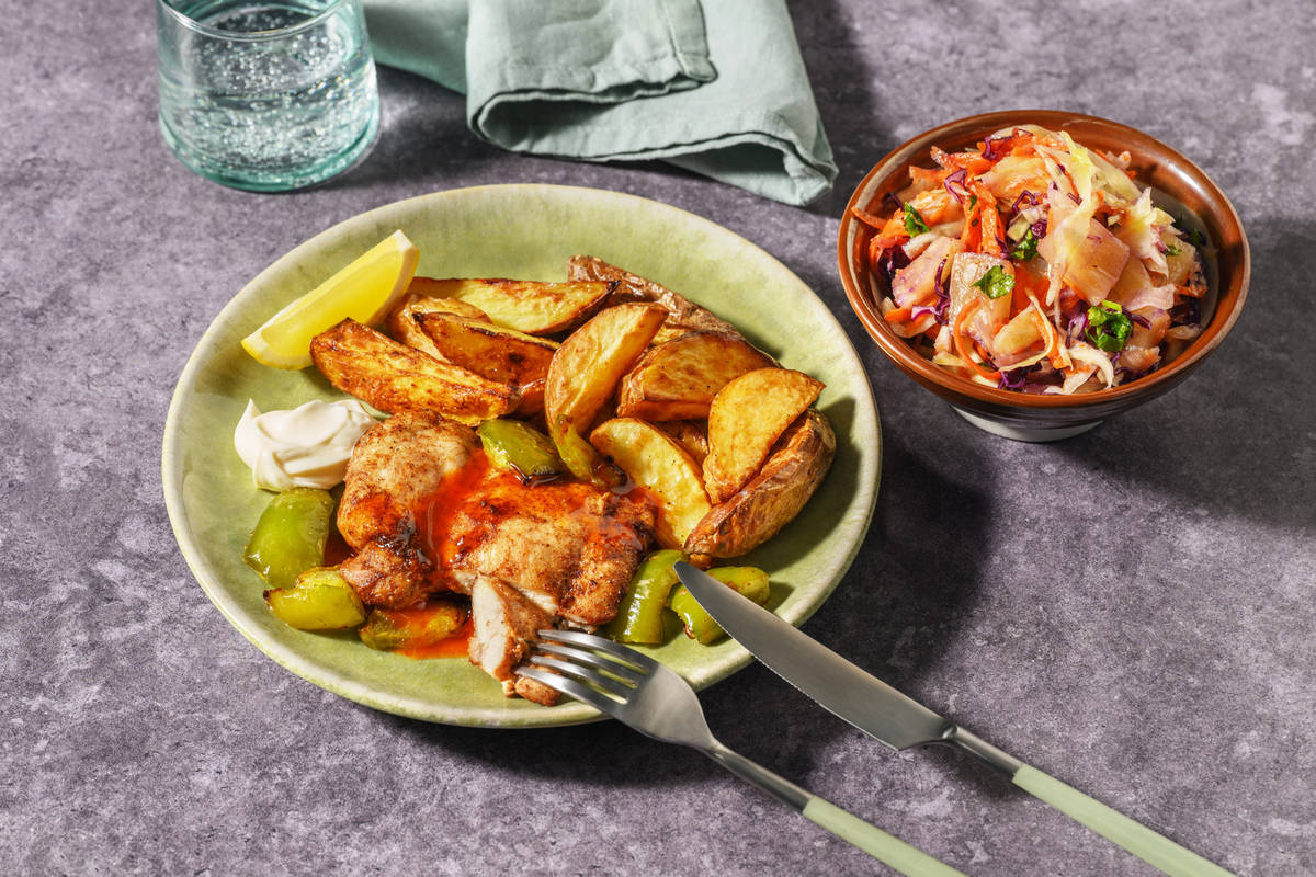 Caribbean Inspired Pineapple Jerk Chicken Breast