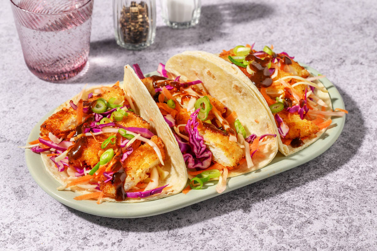 Japanese Crumbed Chicken Tacos