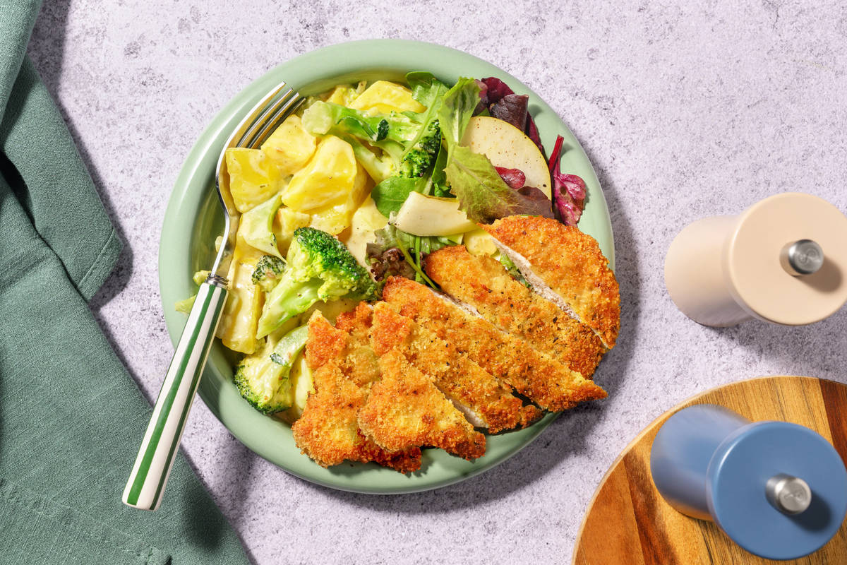 Spiced Pork Schnitzels