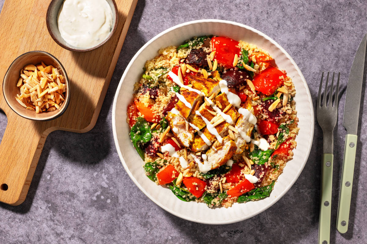 Chermoula Beef Rump & Veggie Coucous