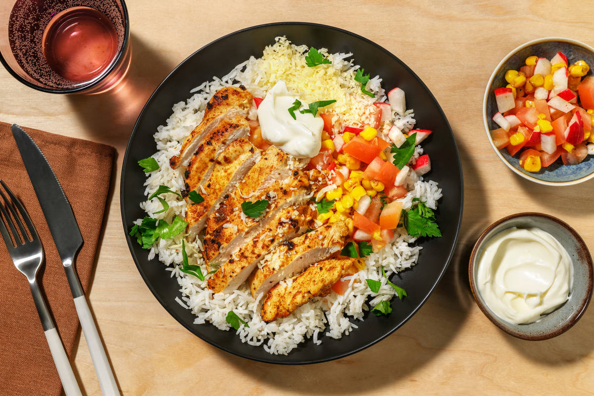 Tex-Mex Chicken Burrito Bowl