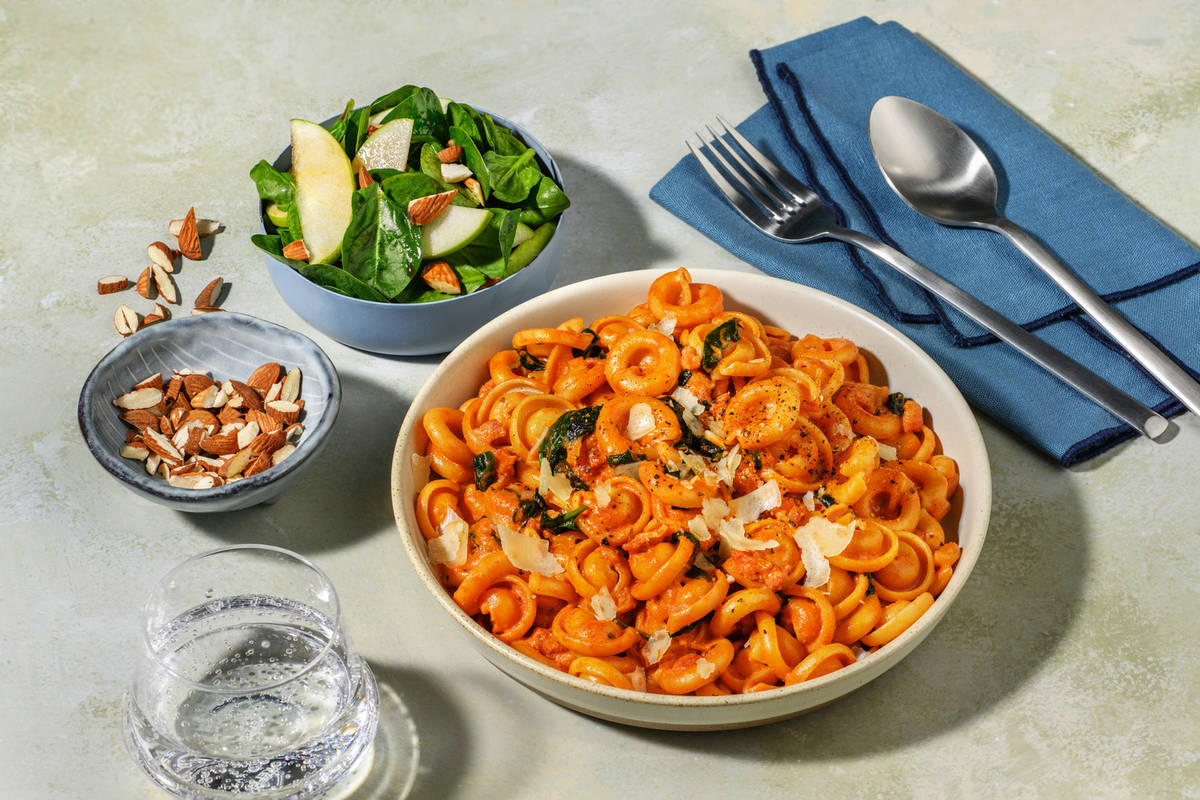 Creamy Tomato Chicken & Bacon Orecchiette
