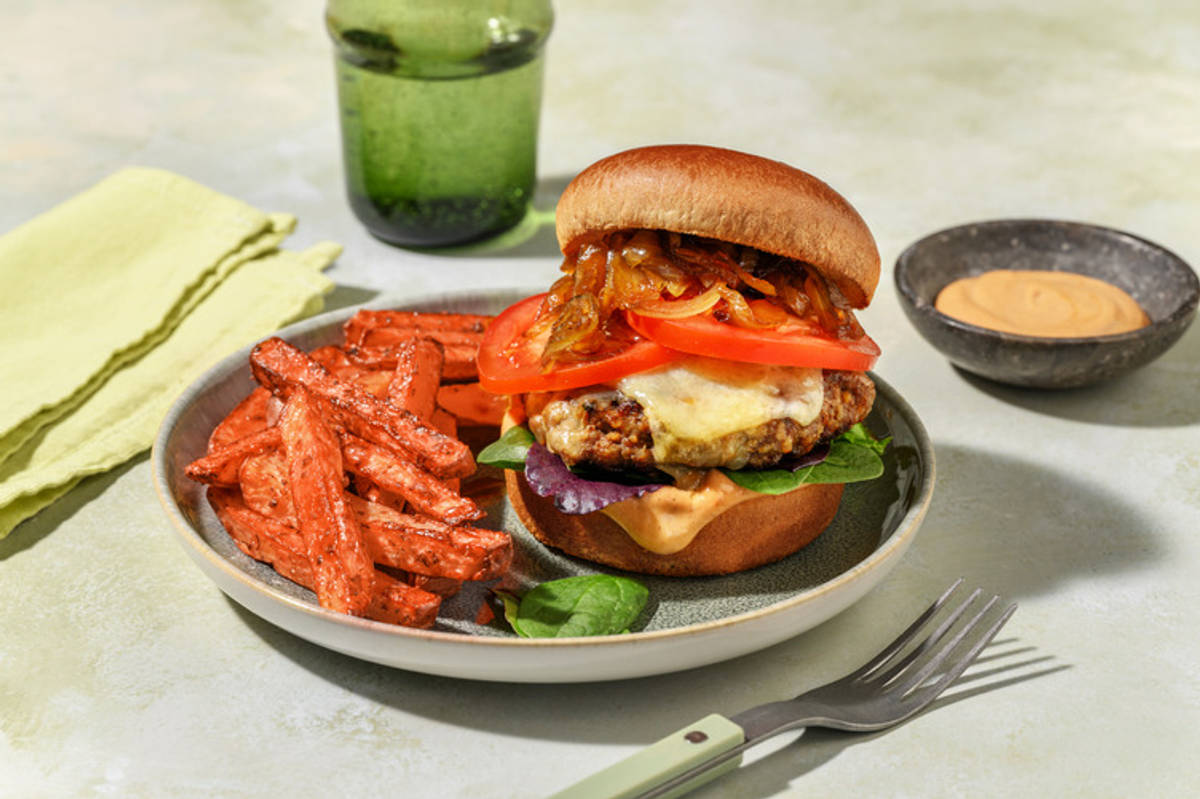 Classic Double Beef Cheeseburger
