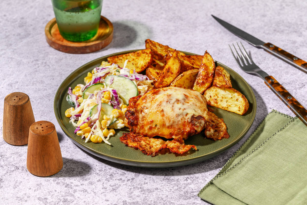 Cheesy Mexican Hasselback Chicken