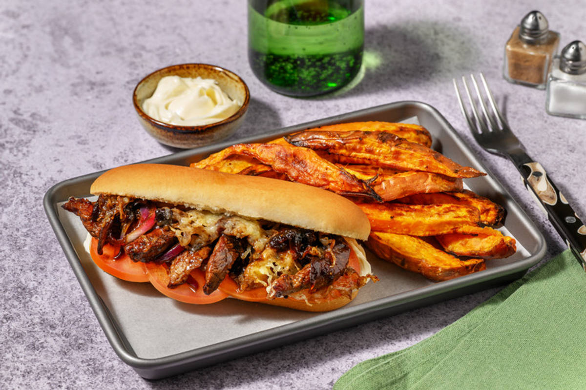 Philly-Style Beef & Cheese Subs