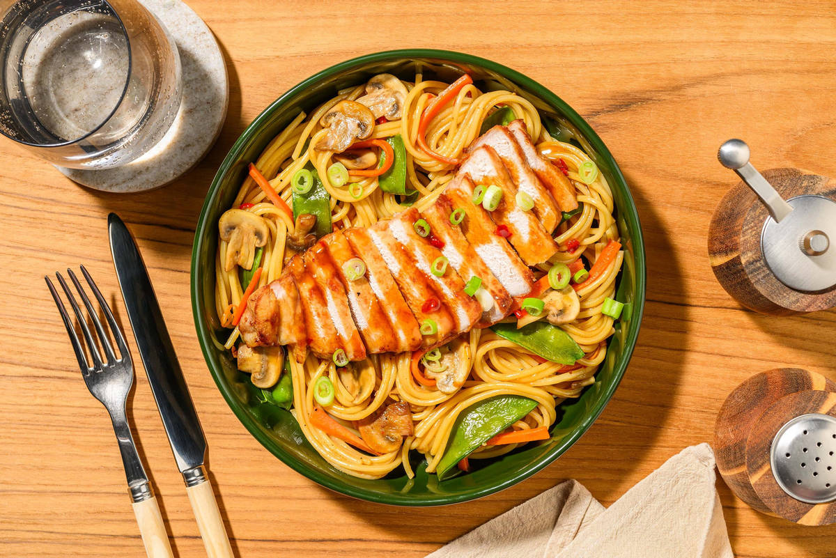 Nouilles et tofu à la Yakisoba