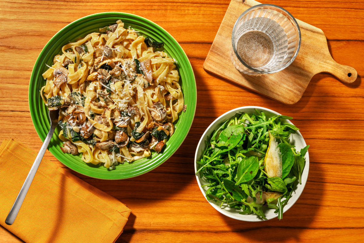Italian Mushroom & Truffle Fettuccine