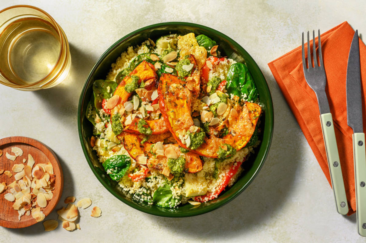 Parmesan Pumpkin & Rosemary Veg Couscous