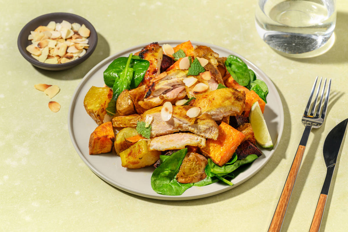 Sambal Halloumi & Roast Veggie Toss